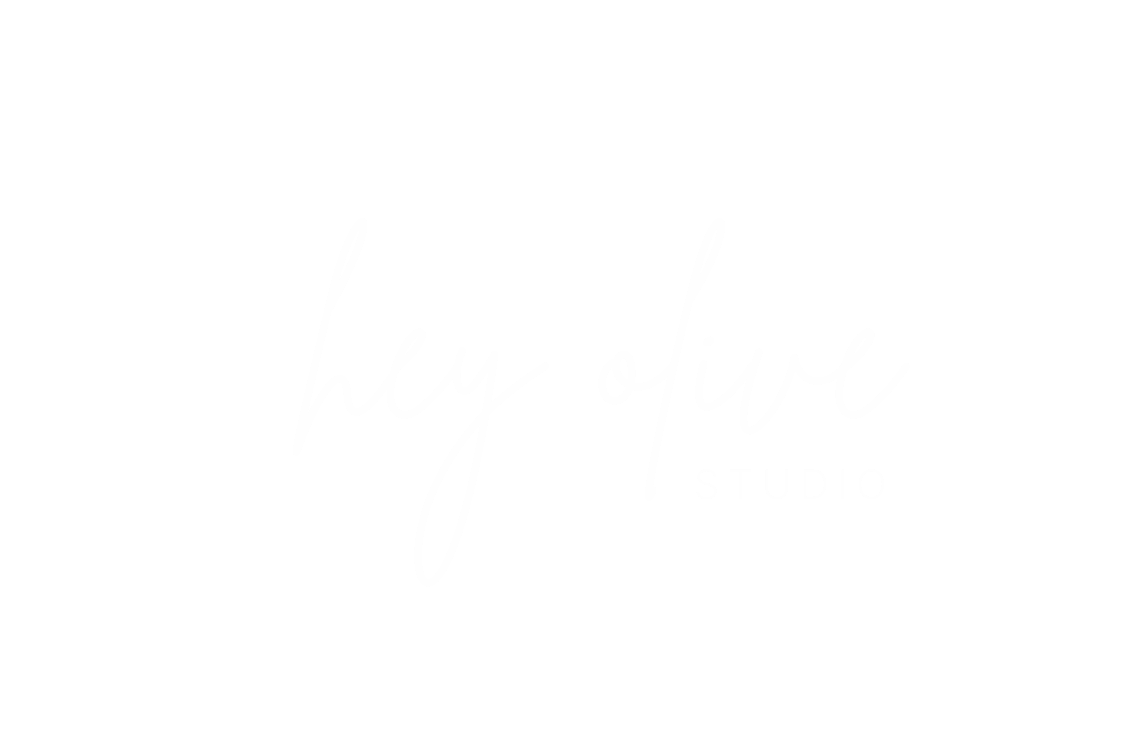 Hey Olive Studio Logo white